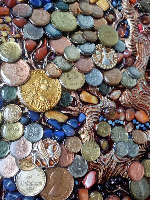 Wall panel "Money tree" (large)
